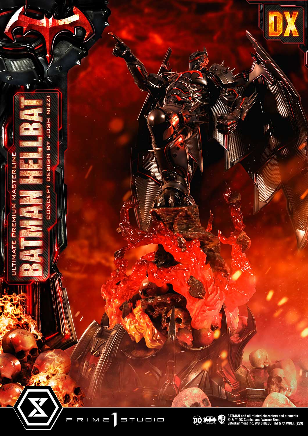 PRE-ORDER Prime1 Studio - Ultimate Premium Masterline - Batman: Comics - Batman Hellbat: Deluxe Ver.