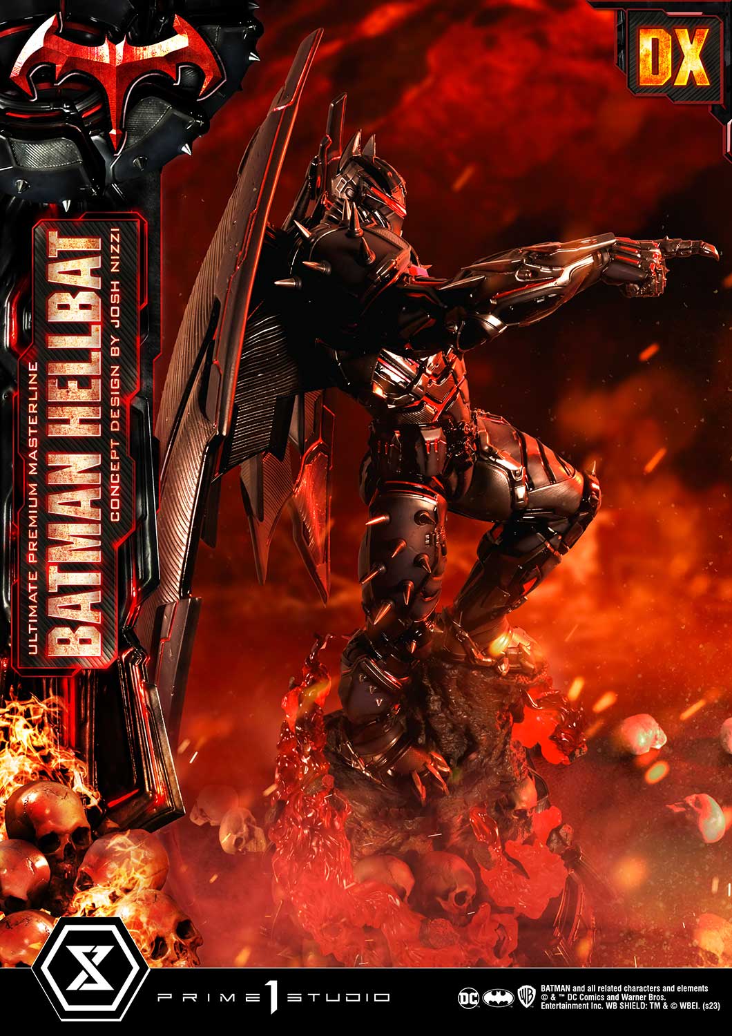 PRE-ORDER Prime1 Studio - Ultimate Premium Masterline - Batman: Comics - Batman Hellbat: Deluxe Bonus Ver.