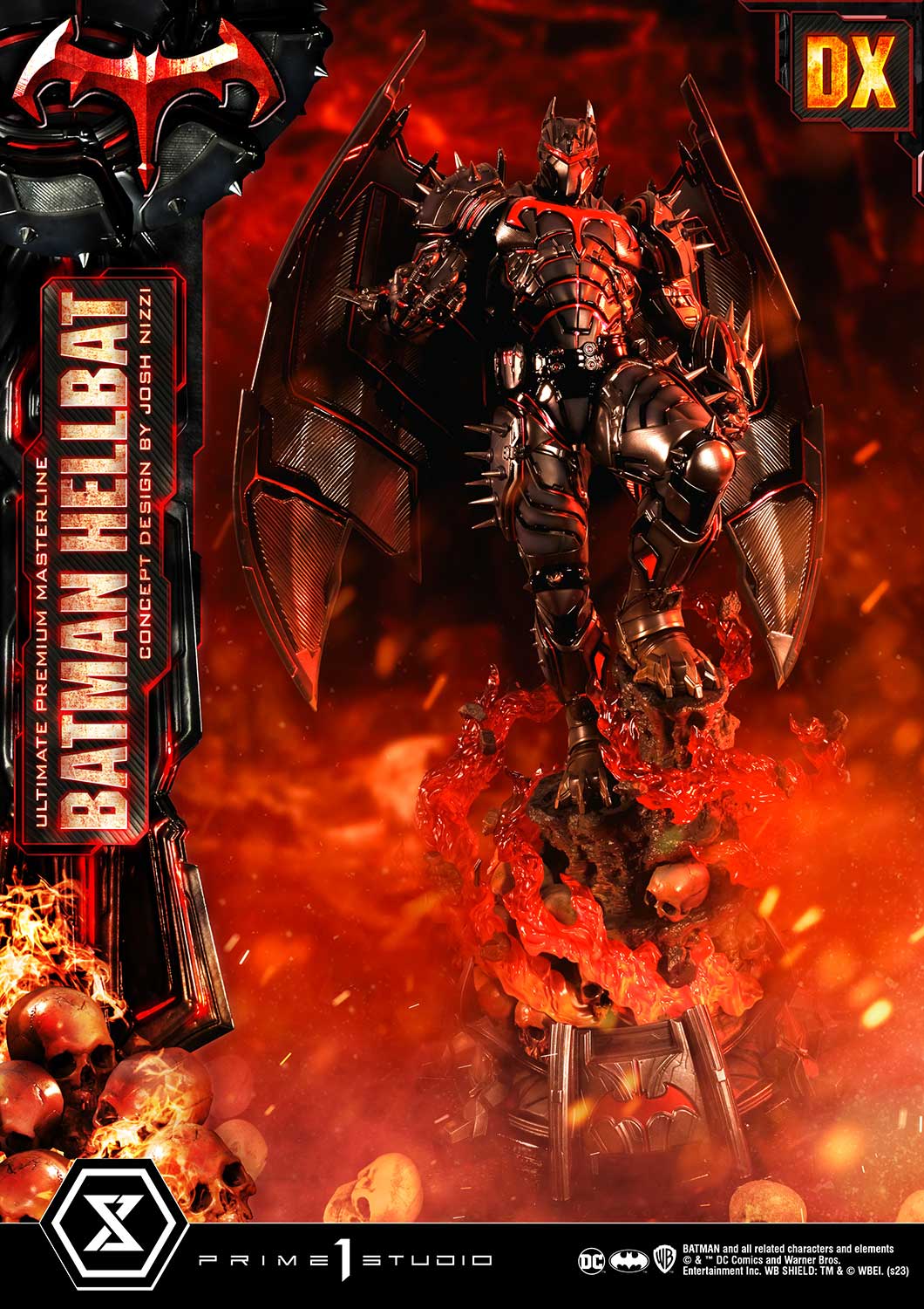 PRE-ORDER Prime1 Studio - Ultimate Premium Masterline - Batman: Comics - Batman Hellbat: Deluxe Bonus Ver.