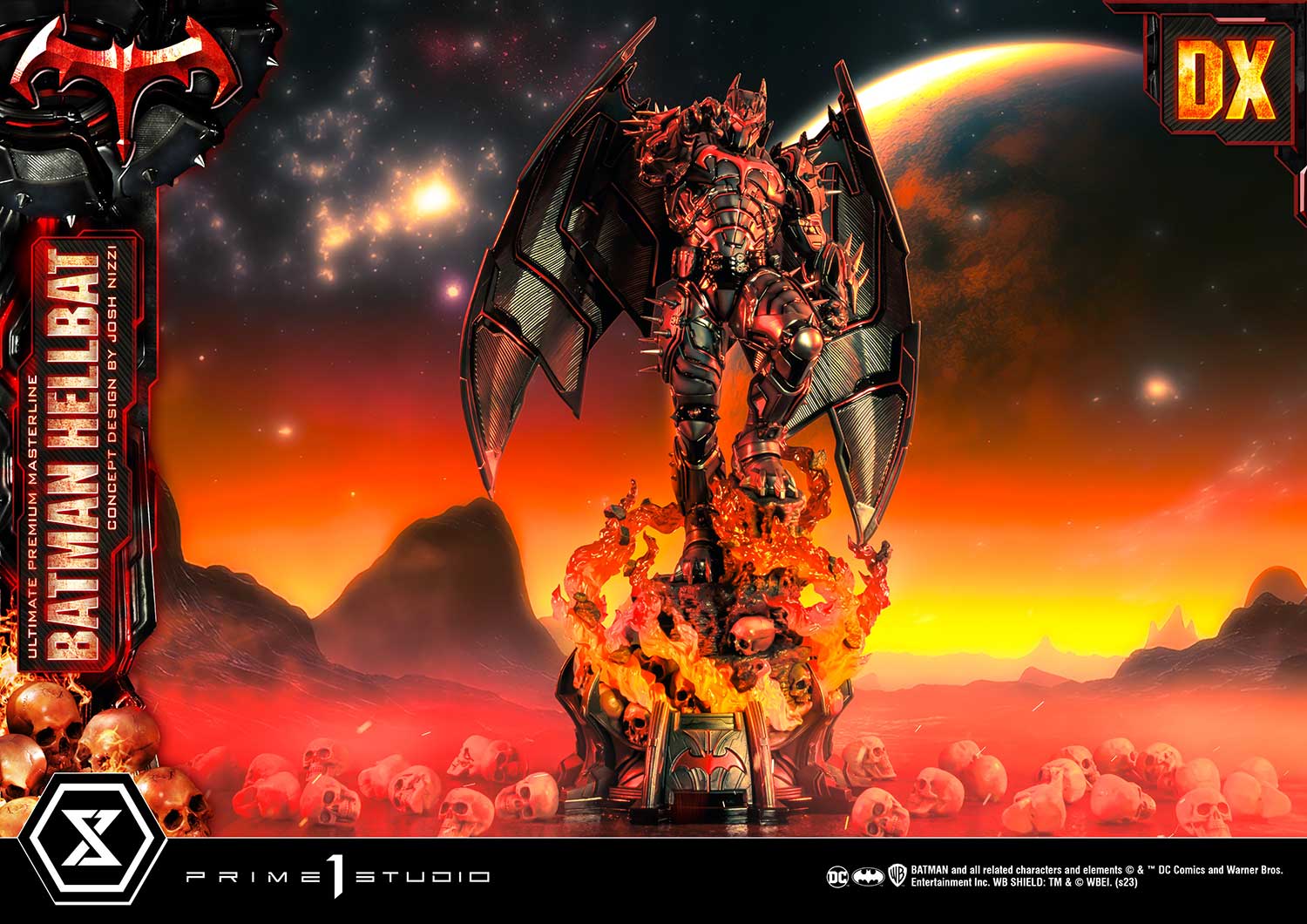 PRE-ORDER Prime1 Studio - Ultimate Premium Masterline - Batman: Comics - Batman Hellbat: Deluxe Ver.