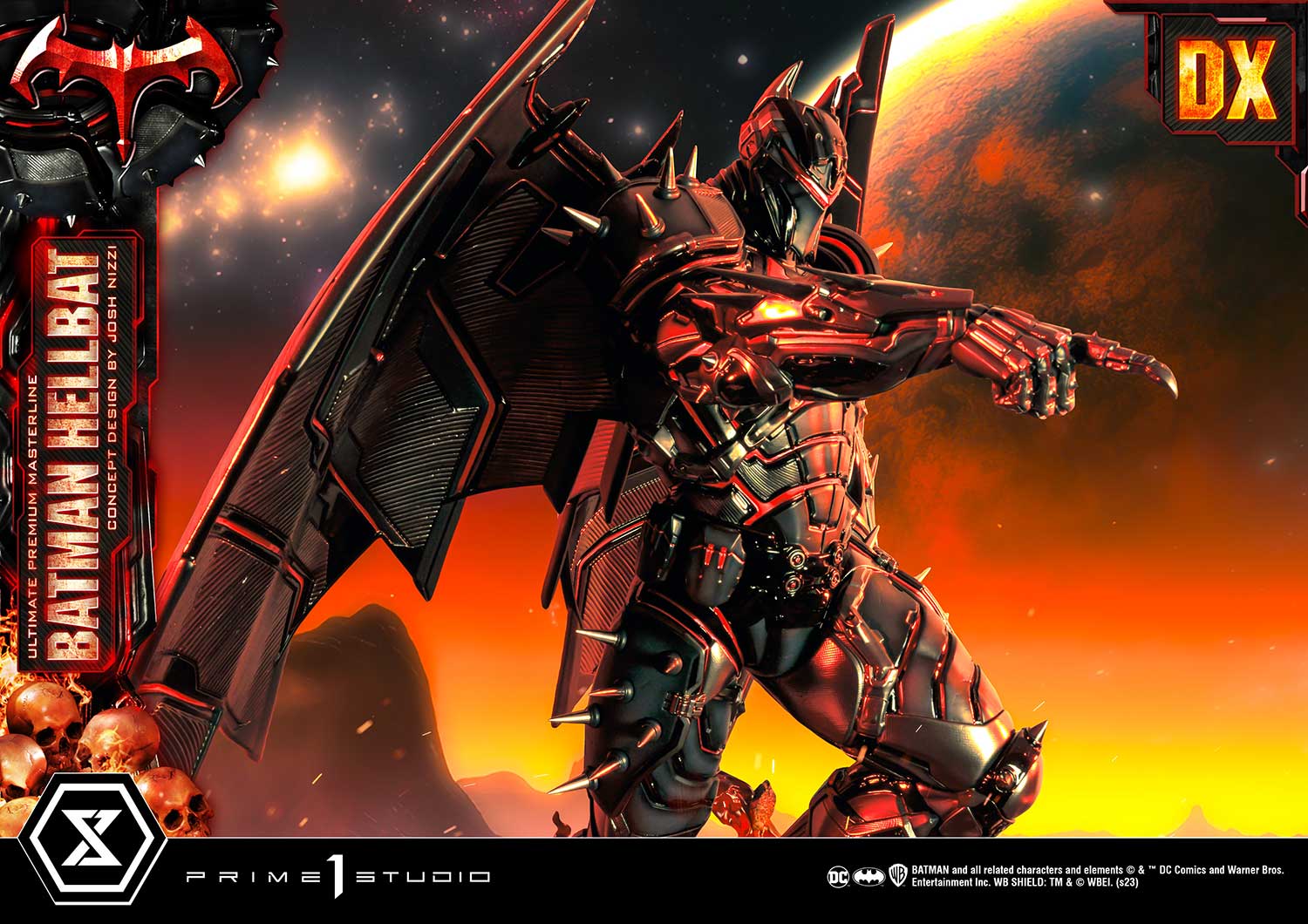 PRE-ORDER Prime1 Studio - Ultimate Premium Masterline - Batman: Comics - Batman Hellbat: Deluxe Bonus Ver.