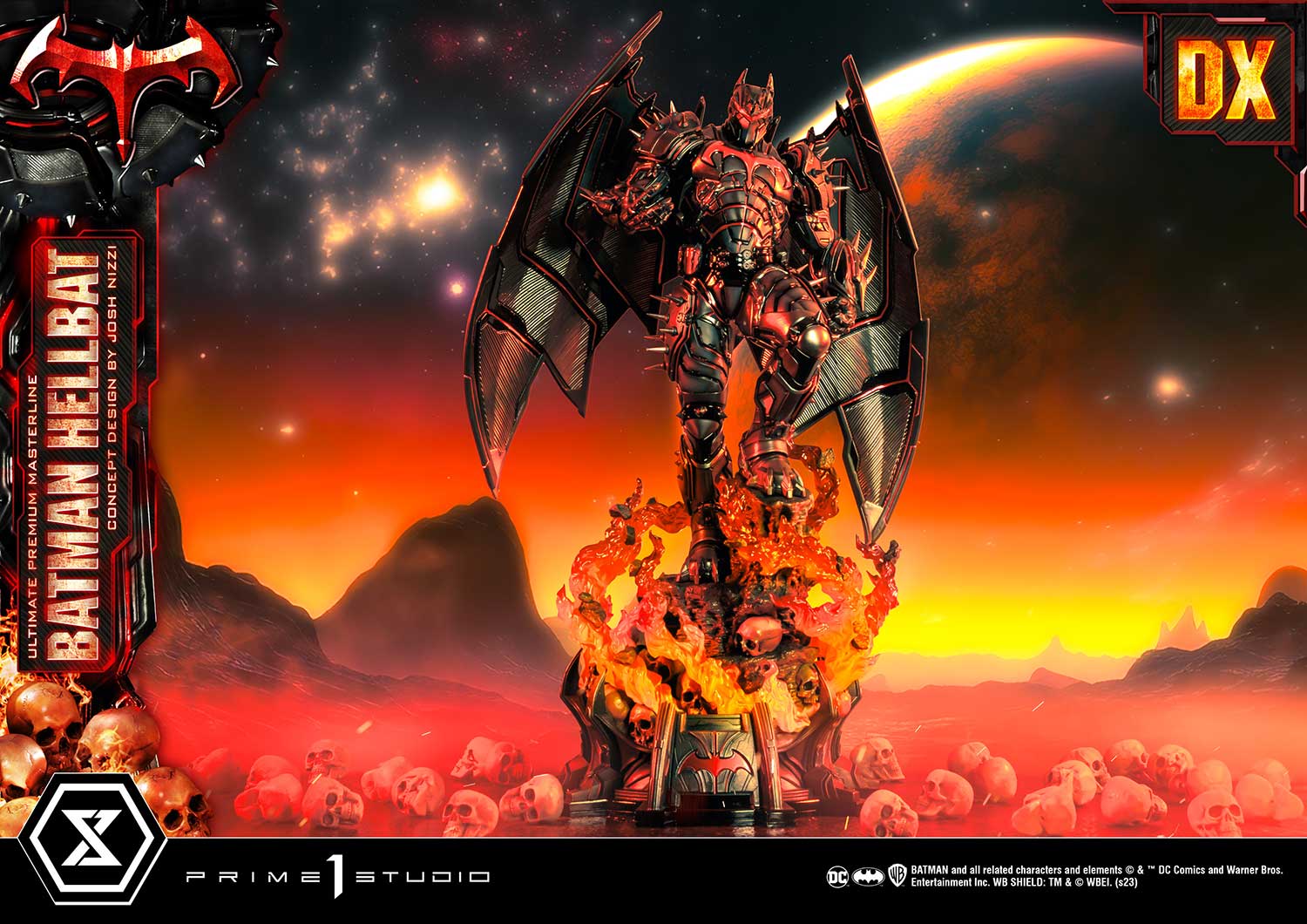 PRE-ORDER Prime1 Studio - Ultimate Premium Masterline - Batman: Comics - Batman Hellbat: Deluxe Ver.