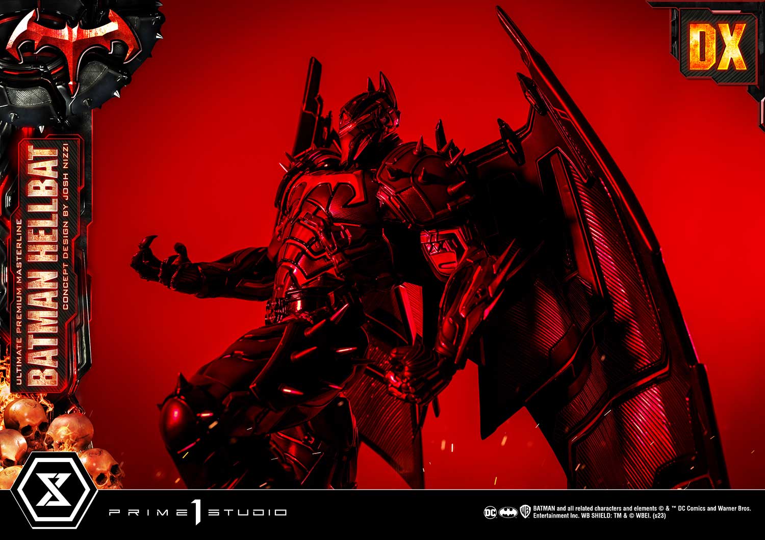 PRE-ORDER Prime1 Studio - Ultimate Premium Masterline - Batman: Comics - Batman Hellbat: Deluxe Bonus Ver.