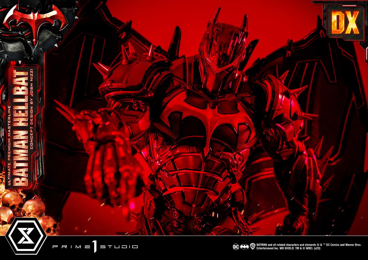 PRE-ORDER Prime1 Studio - Ultimate Premium Masterline - Batman: Comics - Batman Hellbat: Deluxe Bonus Ver.