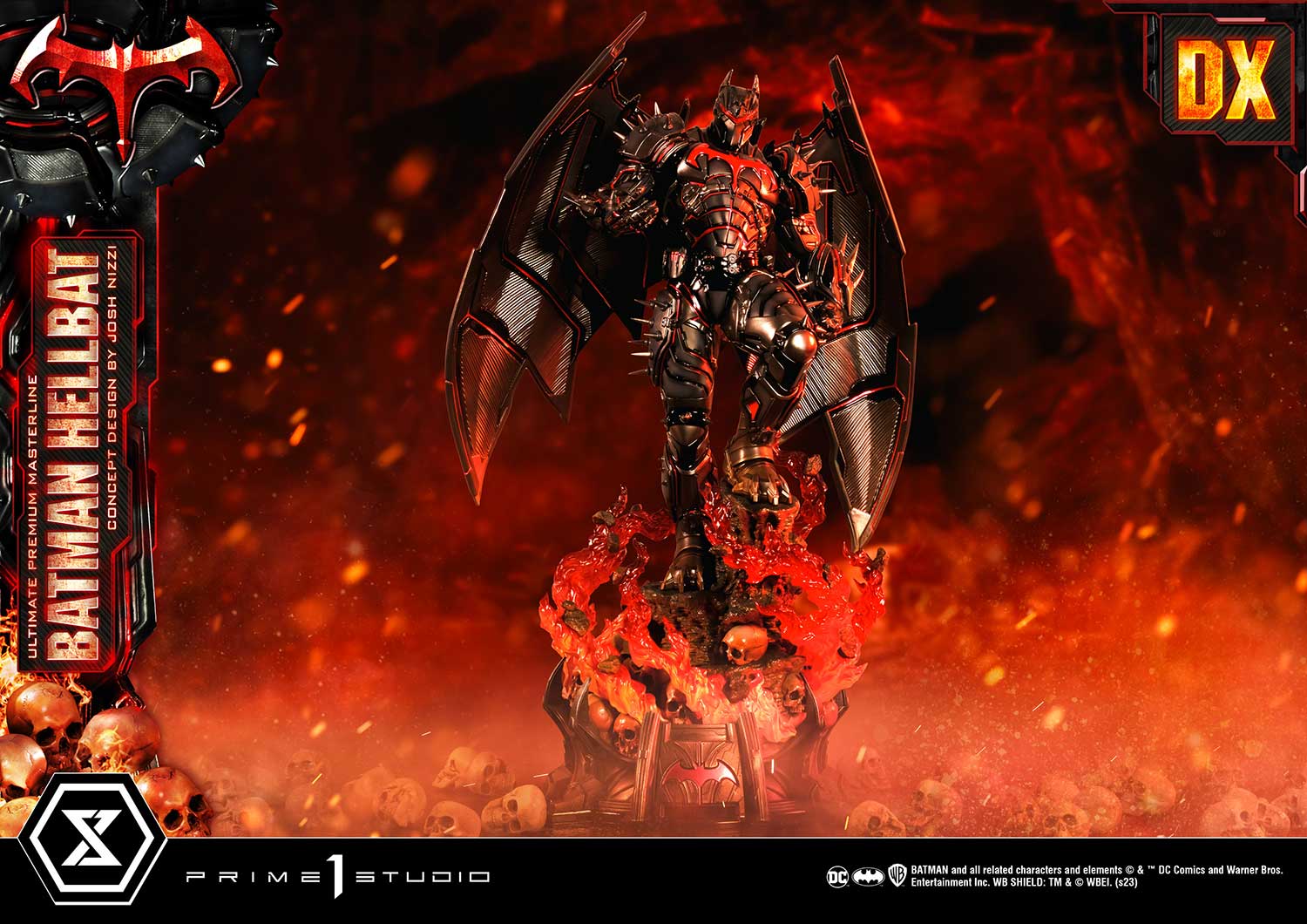 PRE-ORDER Prime1 Studio - Ultimate Premium Masterline - Batman: Comics - Batman Hellbat: Deluxe Ver.
