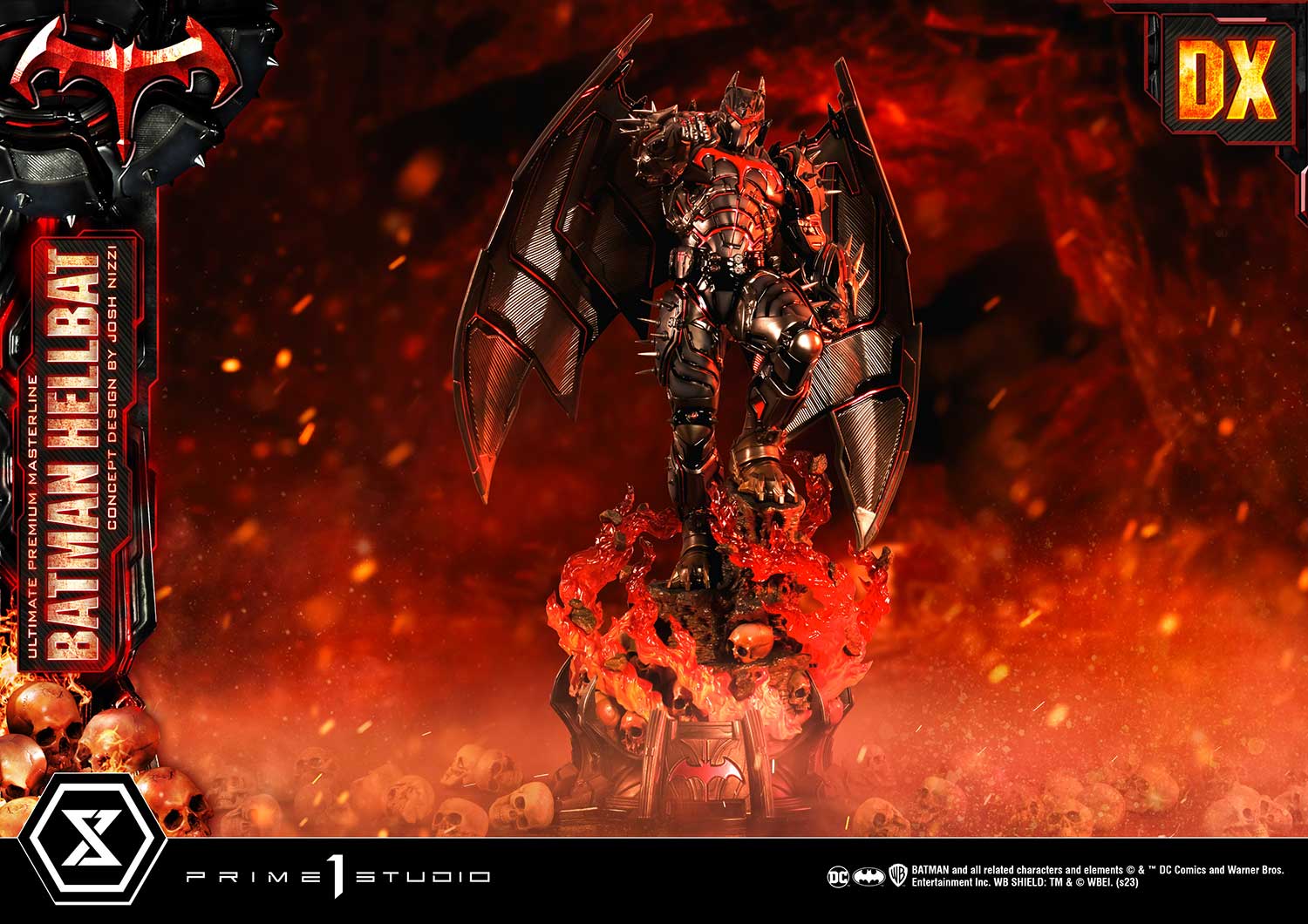 PRE-ORDER Prime1 Studio - Ultimate Premium Masterline - Batman: Comics - Batman Hellbat: Deluxe Ver.