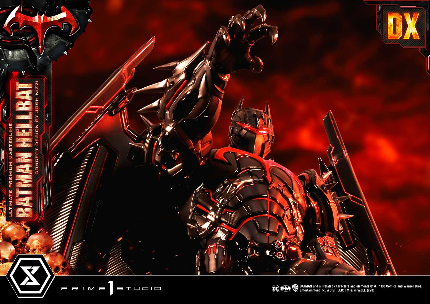 PRE-ORDER Prime1 Studio - Ultimate Premium Masterline - Batman: Comics - Batman Hellbat: Deluxe Bonus Ver.