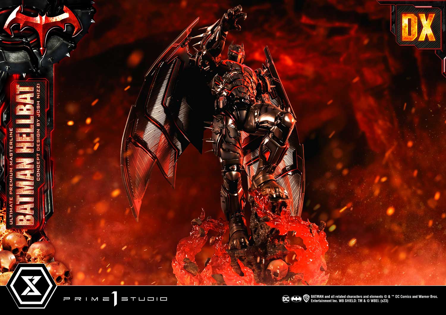 PRE-ORDER Prime1 Studio - Ultimate Premium Masterline - Batman: Comics - Batman Hellbat: Deluxe Bonus Ver.
