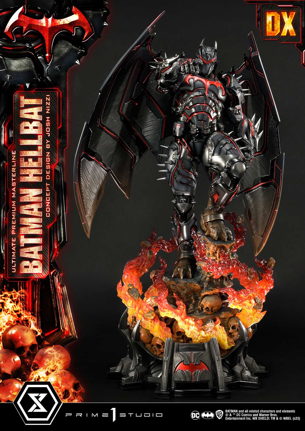 PRE-ORDER Prime1 Studio - Ultimate Premium Masterline - Batman: Comics - Batman Hellbat: Deluxe Ver.