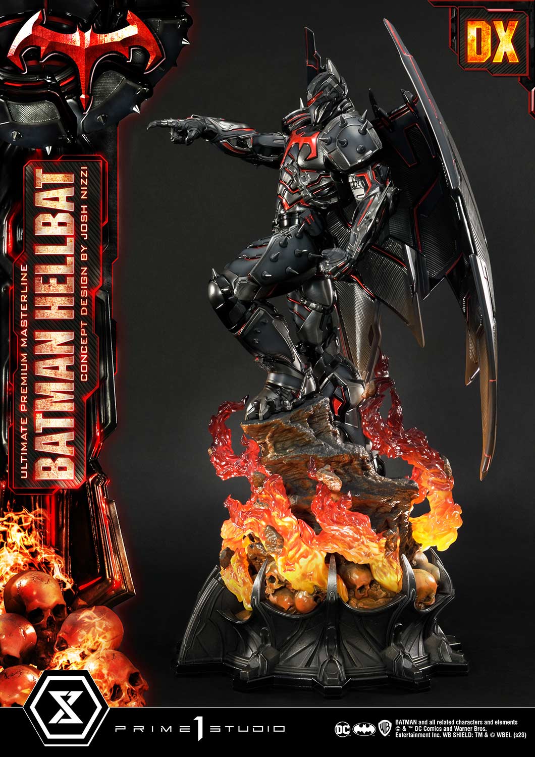 PRE-ORDER Prime1 Studio - Ultimate Premium Masterline - Batman: Comics - Batman Hellbat: Deluxe Bonus Ver.