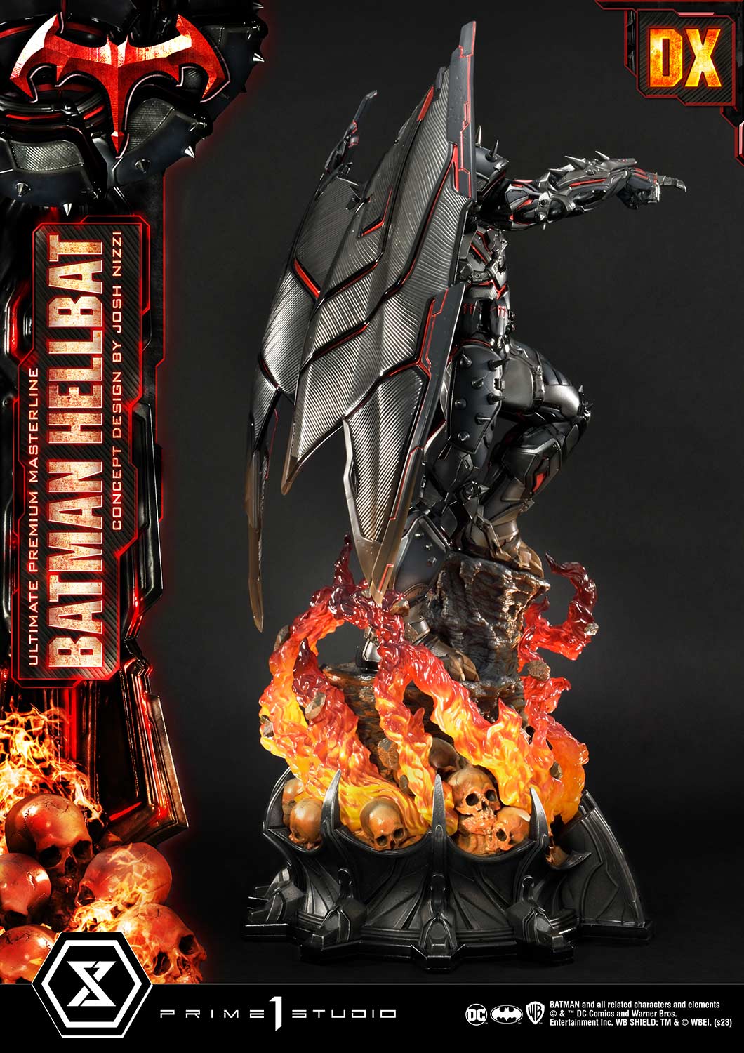 PRE-ORDER Prime1 Studio - Ultimate Premium Masterline - Batman: Comics - Batman Hellbat: Deluxe Bonus Ver.