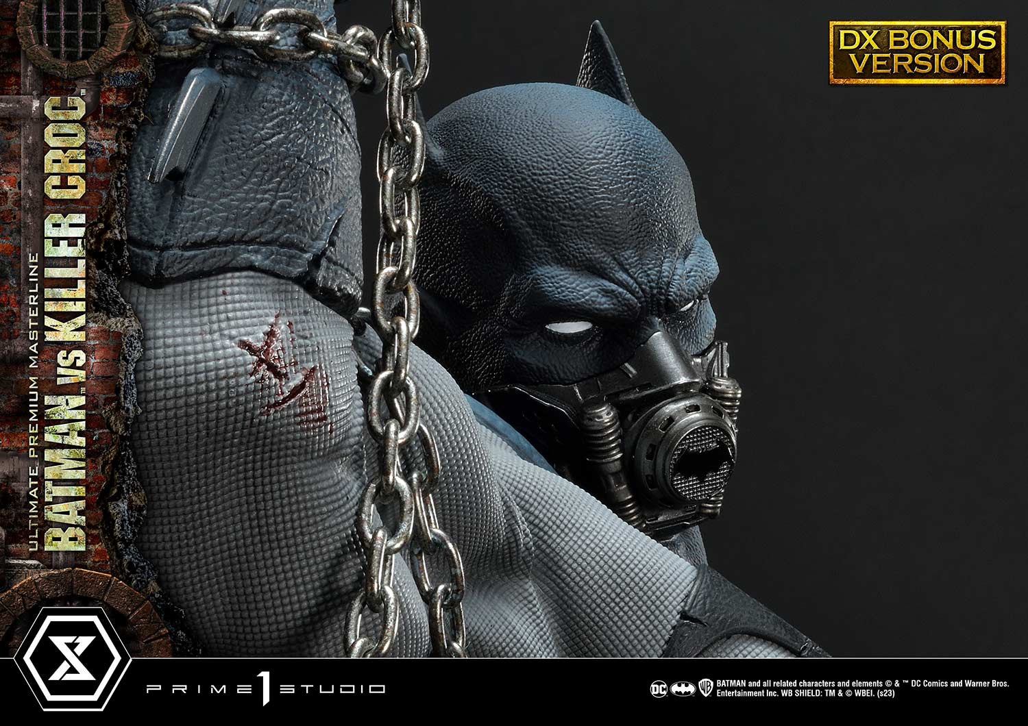 PRE-ORDER Prime1 Studio - Ultimate Premium Masterline - Batman (Comics) - Batman Versus Killer Croc: Deluxe Bonus Ver.