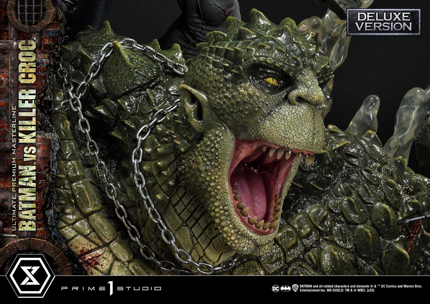 PRE-ORDER Prime1 Studio - Ultimate Premium Masterline - Batman (Comics) - Batman Versus Killer Croc: Deluxe Bonus Ver.