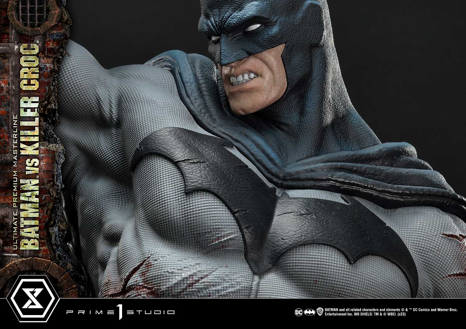 PRE-ORDER Prime1 Studio - Ultimate Premium Masterline - Batman (Comics) - Batman Versus Killer Croc: Deluxe Bonus Ver.