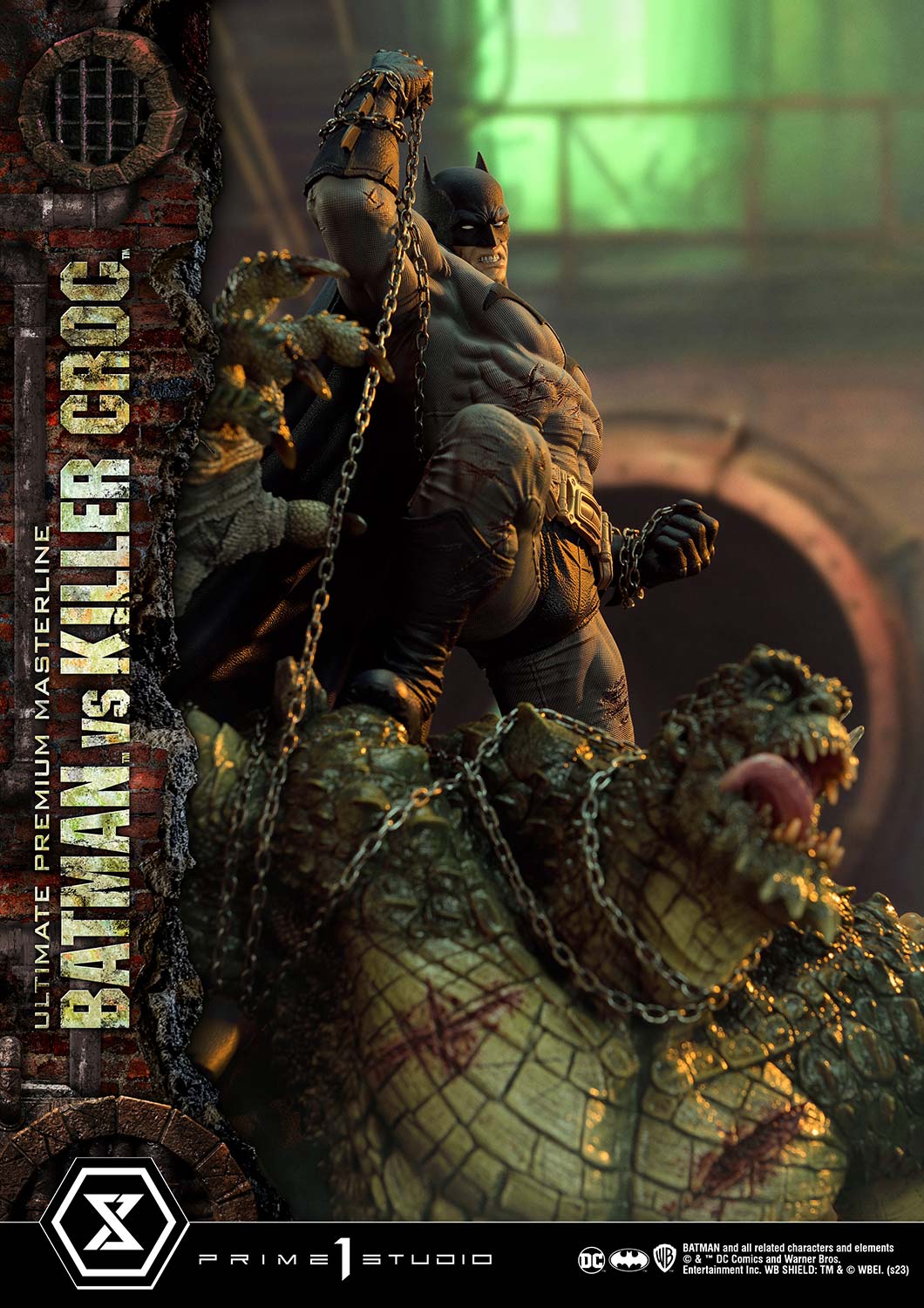 PRE-ORDER Prime1 Studio - Ultimate Premium Masterline - Batman (Comics) - Batman Versus Killer Croc: Deluxe Bonus Ver.