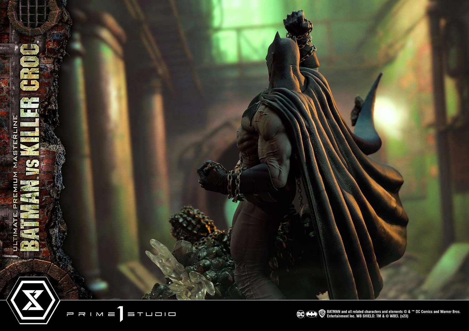 PRE-ORDER Prime1 Studio - Ultimate Premium Masterline - Batman (Comics) - Batman Versus Killer Croc: Deluxe Bonus Ver.