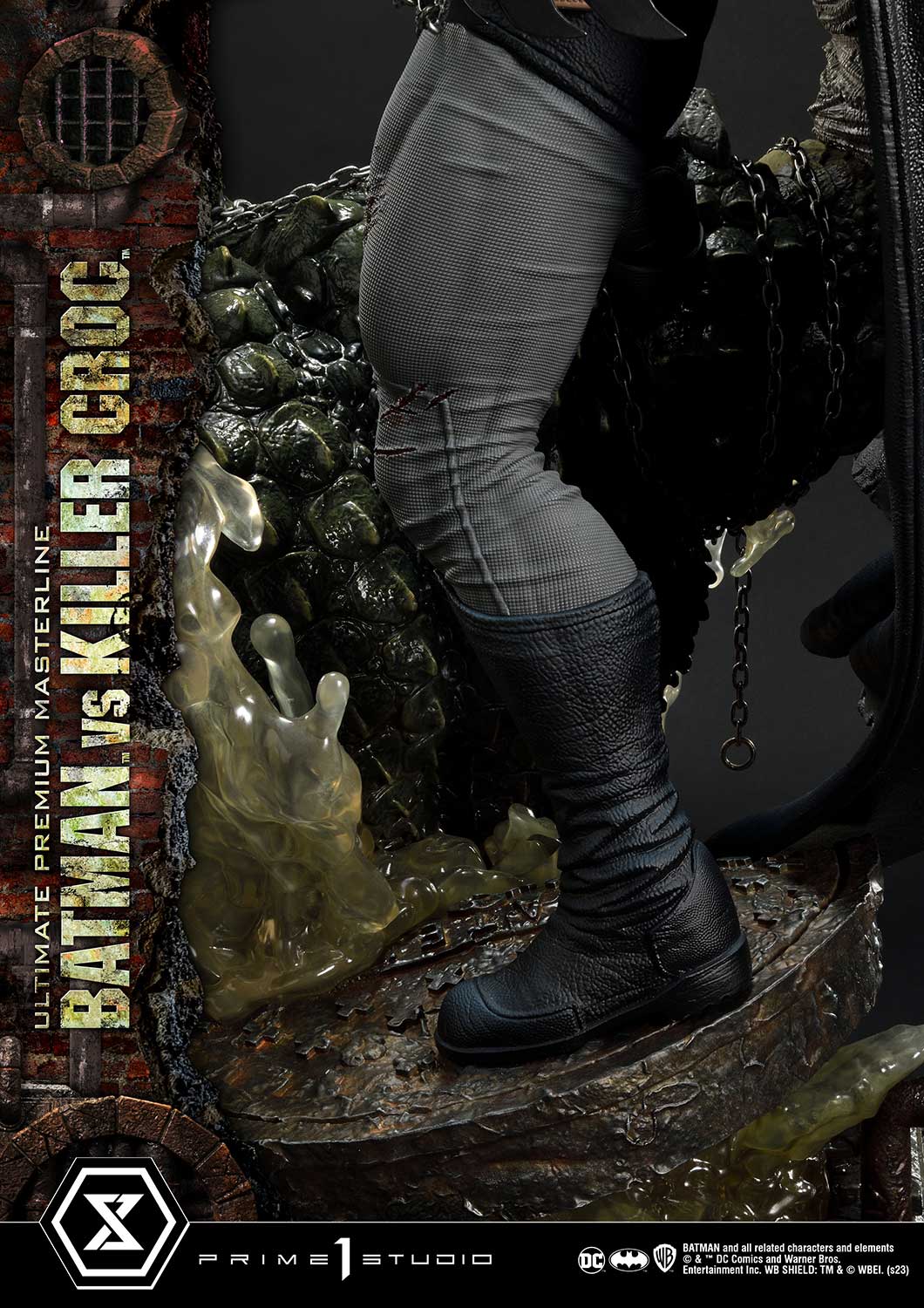 PRE-ORDER Prime1 Studio - Ultimate Premium Masterline - Batman (Comics) - Batman Versus Killer Croc: Deluxe Bonus Ver.