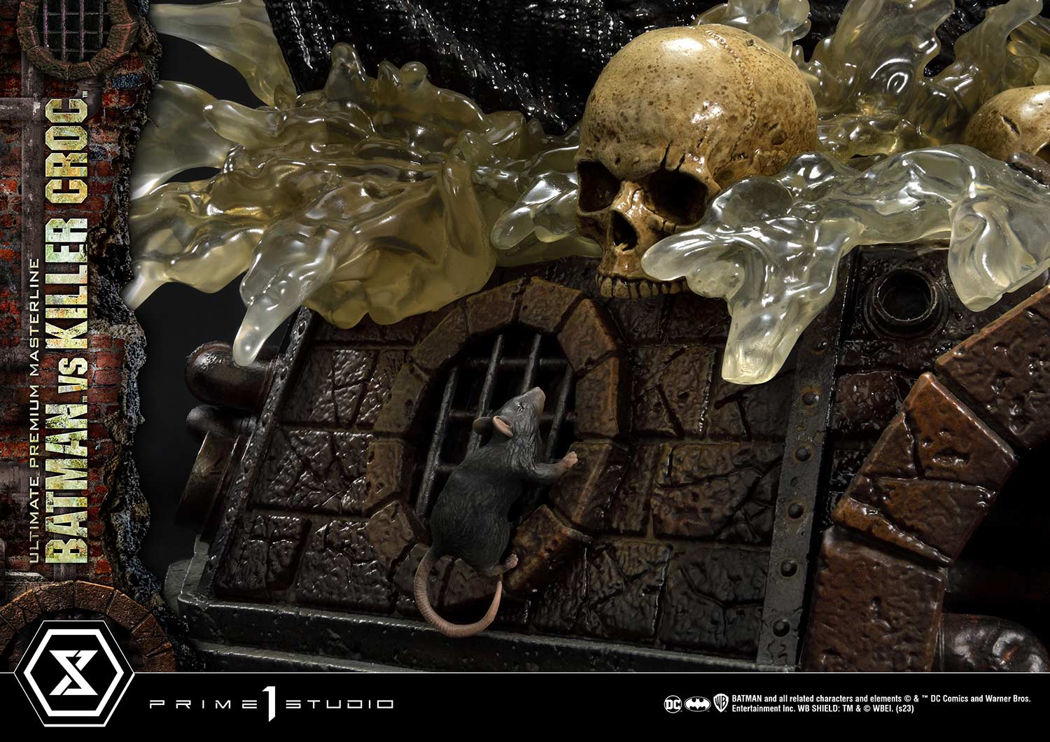 PRE-ORDER Prime1 Studio - Ultimate Premium Masterline - Batman (Comics) - Batman Versus Killer Croc: Deluxe Bonus Ver.