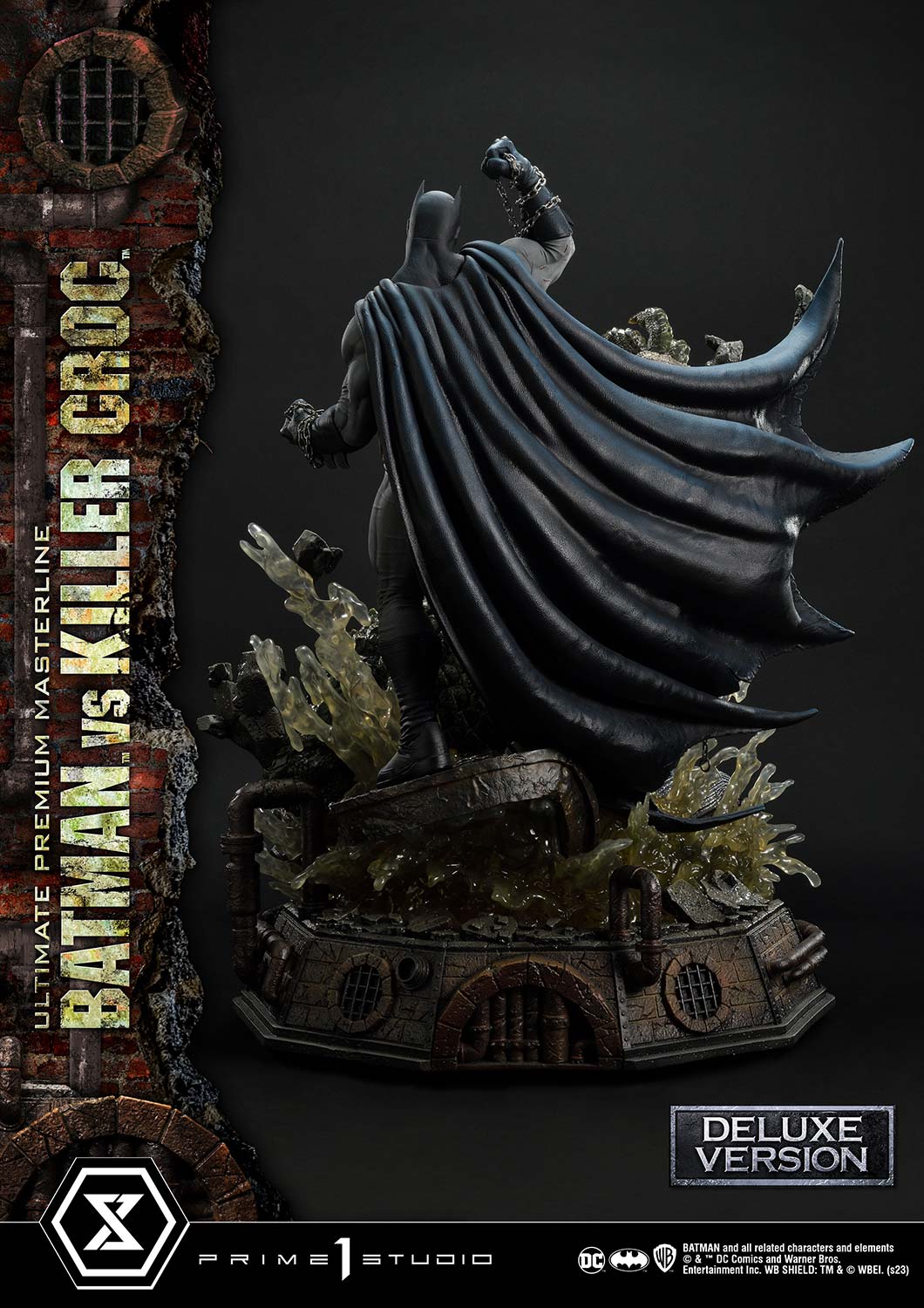 PRE-ORDER Prime1 Studio - Ultimate Premium Masterline - Batman (Comics) - Batman Versus Killer Croc: Deluxe Ver.