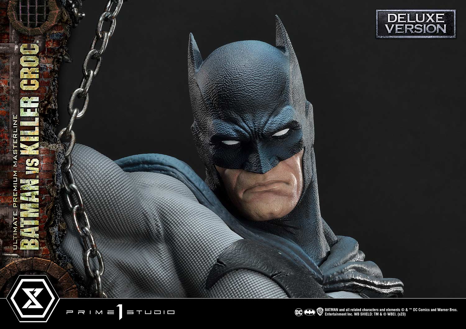 PRE-ORDER Prime1 Studio - Ultimate Premium Masterline - Batman (Comics) - Batman Versus Killer Croc: Deluxe Ver.