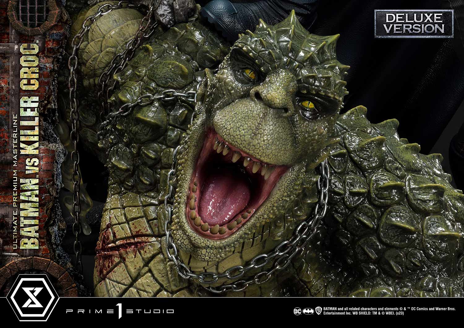 PRE-ORDER Prime1 Studio - Ultimate Premium Masterline - Batman (Comics) - Batman Versus Killer Croc: Deluxe Ver.