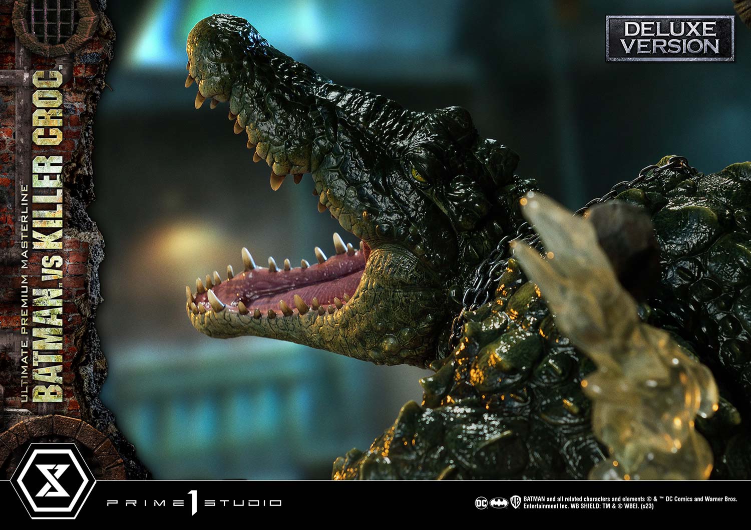 PRE-ORDER Prime1 Studio - Ultimate Premium Masterline - Batman (Comics) - Batman Versus Killer Croc: Deluxe Ver.