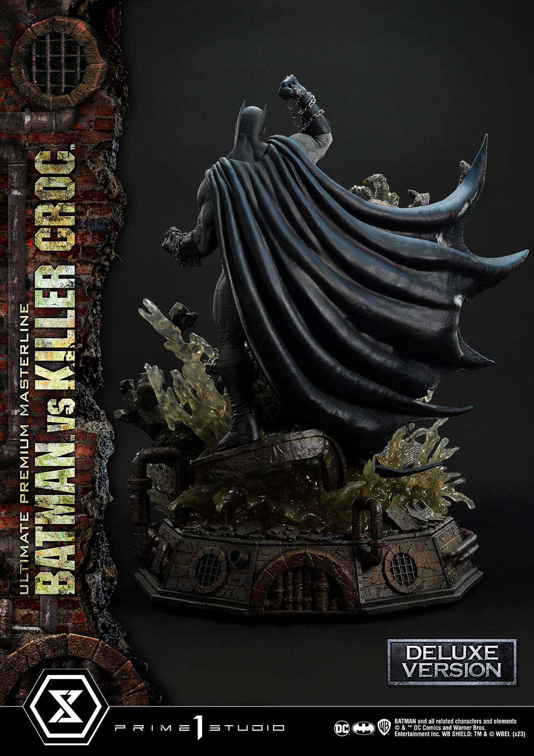 PRE-ORDER Prime1 Studio - Ultimate Premium Masterline - Batman (Comics) - Batman Versus Killer Croc: Deluxe Ver.
