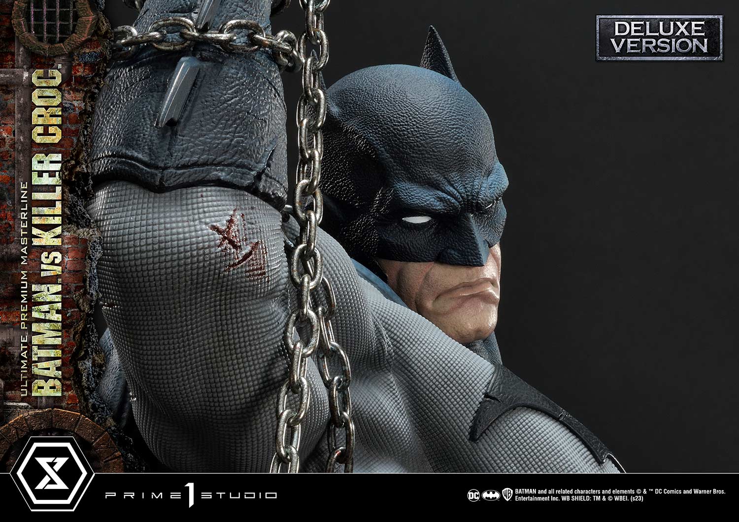 PRE-ORDER Prime1 Studio - Ultimate Premium Masterline - Batman (Comics) - Batman Versus Killer Croc: Deluxe Ver.