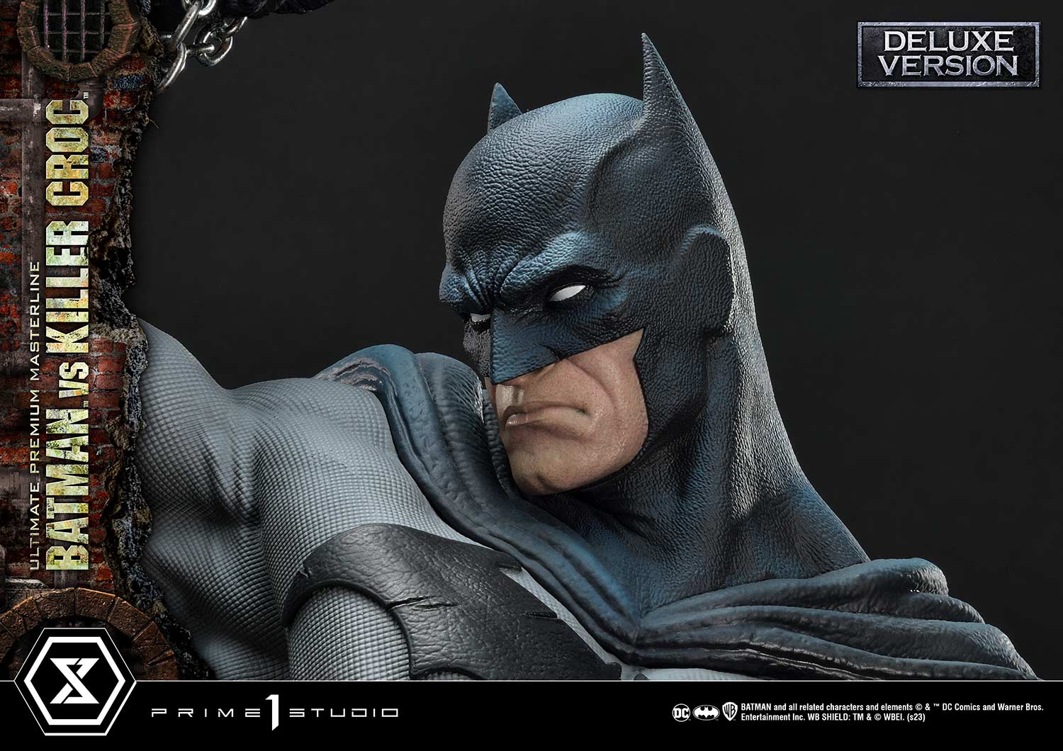 PRE-ORDER Prime1 Studio - Ultimate Premium Masterline - Batman (Comics) - Batman Versus Killer Croc: Deluxe Ver.