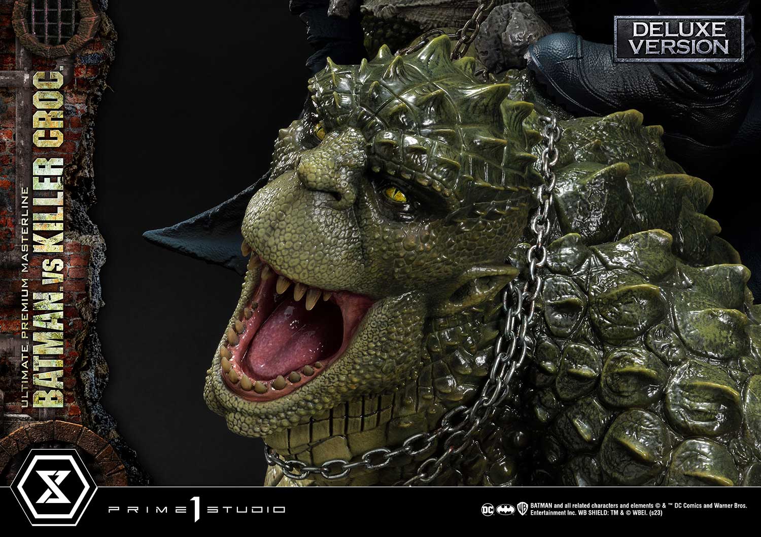 PRE-ORDER Prime1 Studio - Ultimate Premium Masterline - Batman (Comics) - Batman Versus Killer Croc: Deluxe Ver.
