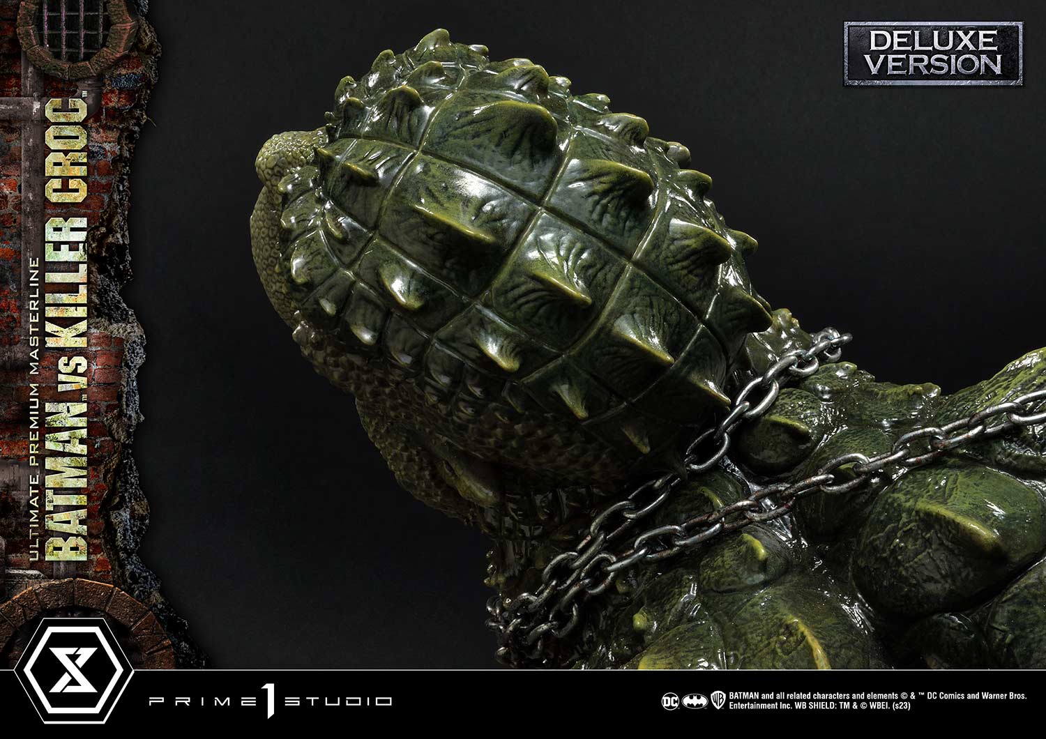 PRE-ORDER Prime1 Studio - Ultimate Premium Masterline - Batman (Comics) - Batman Versus Killer Croc: Deluxe Ver.