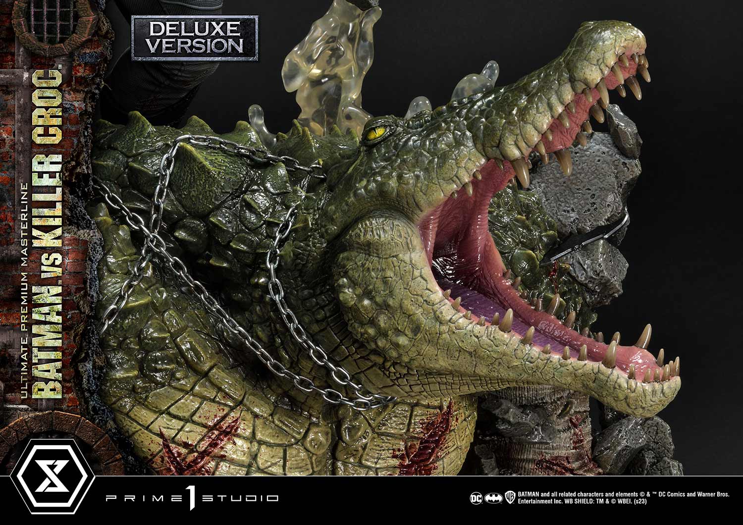 PRE-ORDER Prime1 Studio - Ultimate Premium Masterline - Batman (Comics) - Batman Versus Killer Croc: Deluxe Ver.