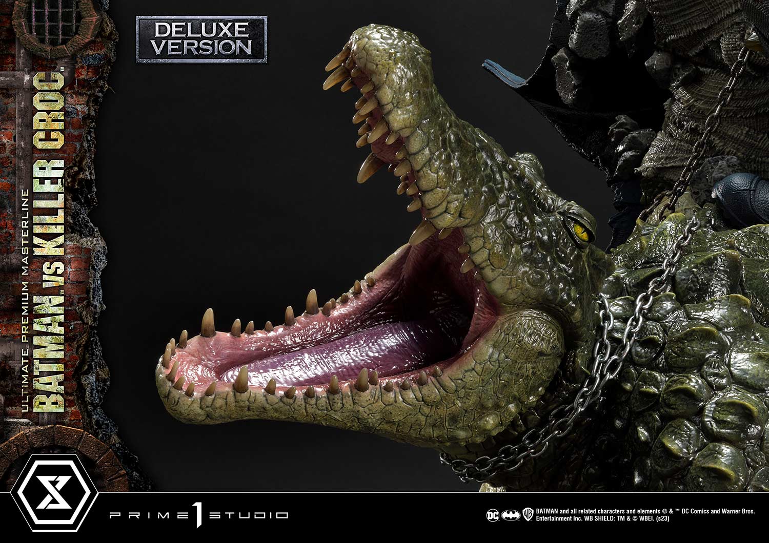 PRE-ORDER Prime1 Studio - Ultimate Premium Masterline - Batman (Comics) - Batman Versus Killer Croc: Deluxe Ver.