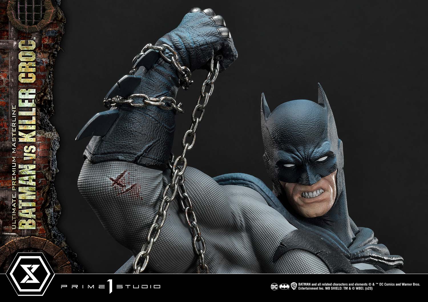 PRE-ORDER Prime1 Studio - Ultimate Premium Masterline - Batman (Comics) - Batman Versus Killer Croc: Deluxe Ver.