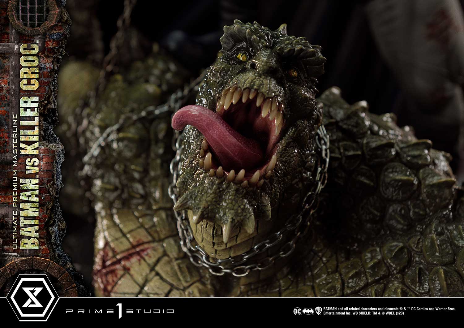 PRE-ORDER Prime1 Studio - Ultimate Premium Masterline - Batman (Comics) - Batman Versus Killer Croc: Deluxe Ver.