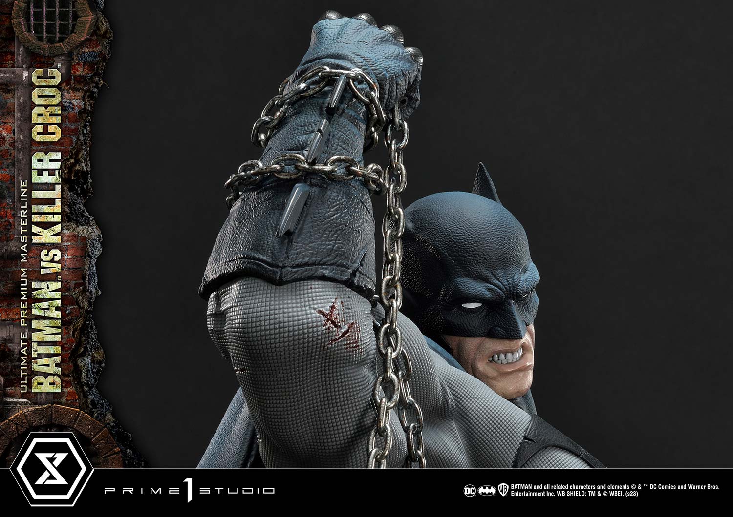 PRE-ORDER Prime1 Studio - Ultimate Premium Masterline - Batman (Comics) - Batman Versus Killer Croc: Deluxe Ver.