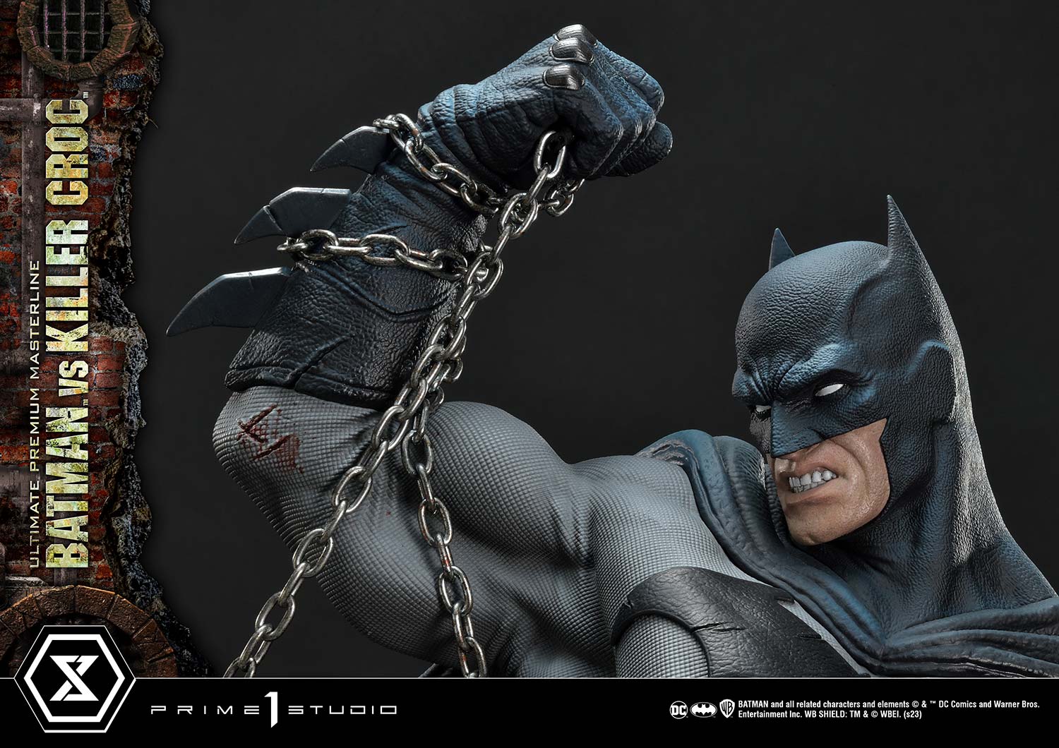 PRE-ORDER Prime1 Studio - Ultimate Premium Masterline - Batman (Comics) - Batman Versus Killer Croc: Deluxe Ver.