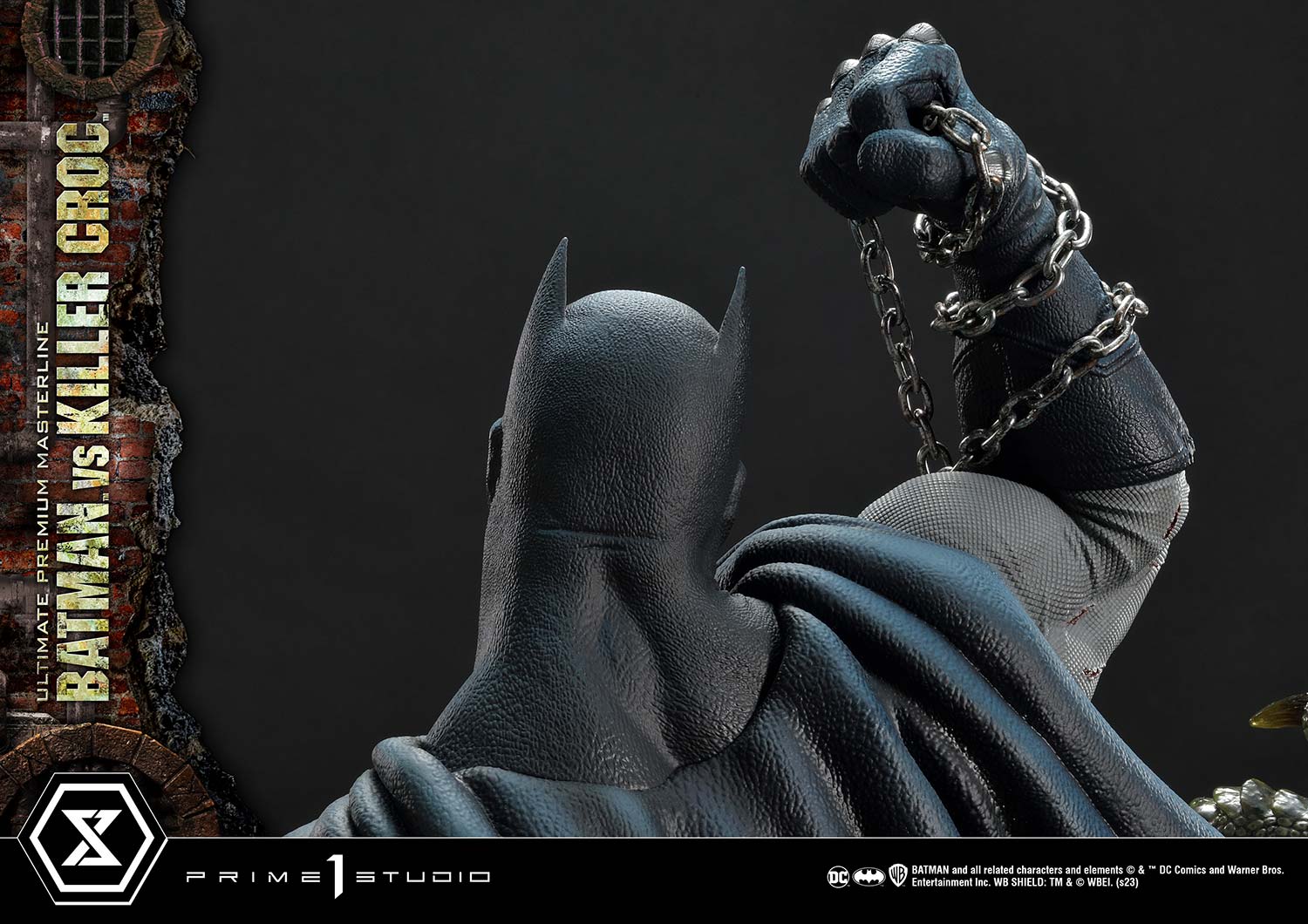 PRE-ORDER Prime1 Studio - Ultimate Premium Masterline - Batman (Comics) - Batman Versus Killer Croc: Deluxe Ver.