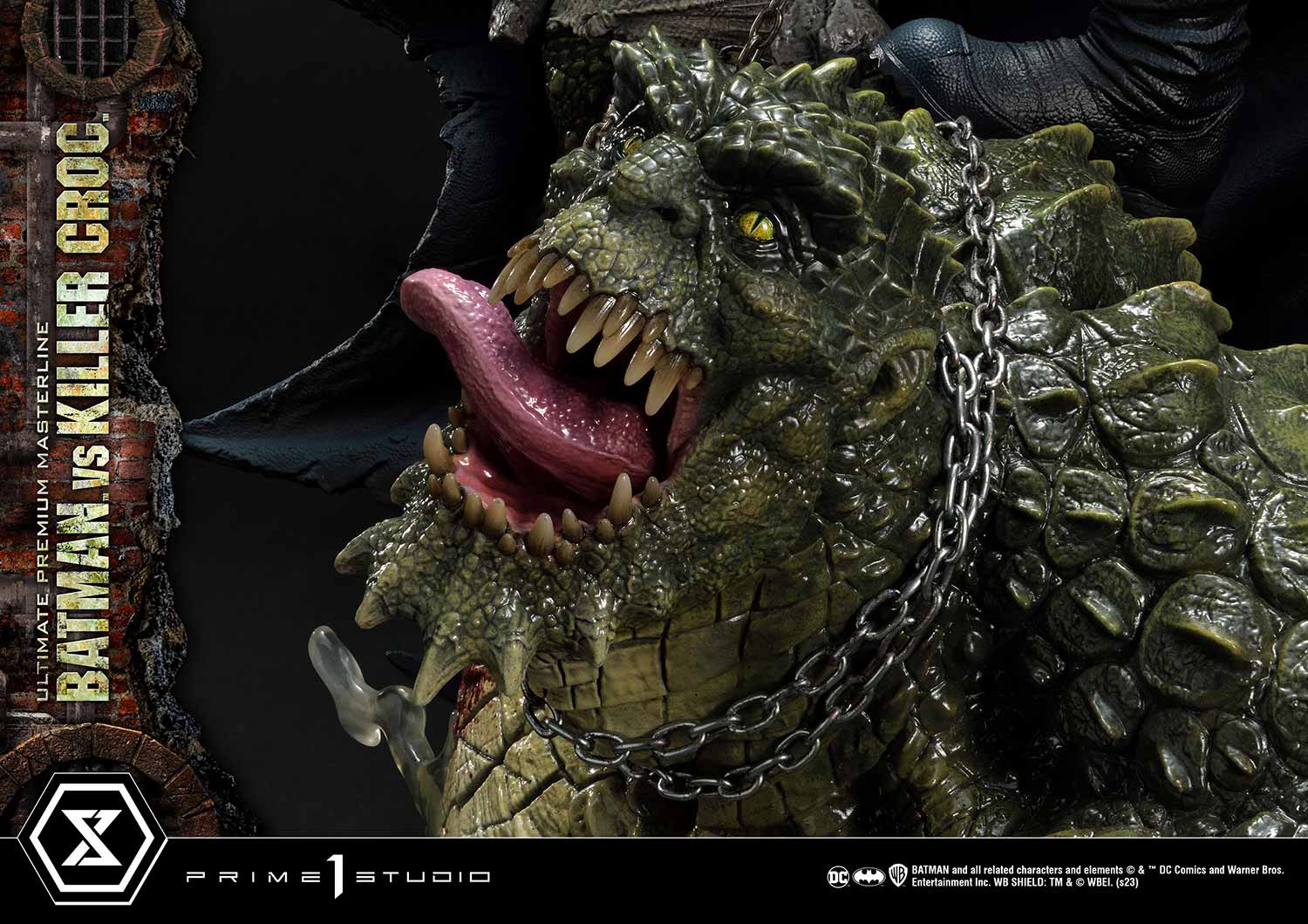 PRE-ORDER Prime1 Studio - Ultimate Premium Masterline - Batman (Comics) - Batman Versus Killer Croc: Deluxe Ver.