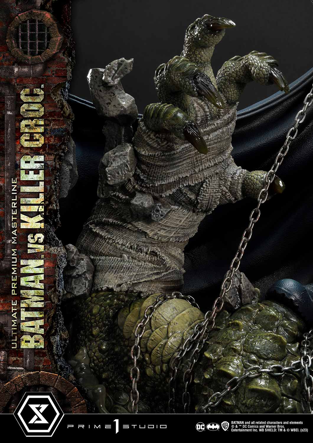 PRE-ORDER Prime1 Studio - Ultimate Premium Masterline - Batman (Comics) - Batman Versus Killer Croc: Deluxe Ver.