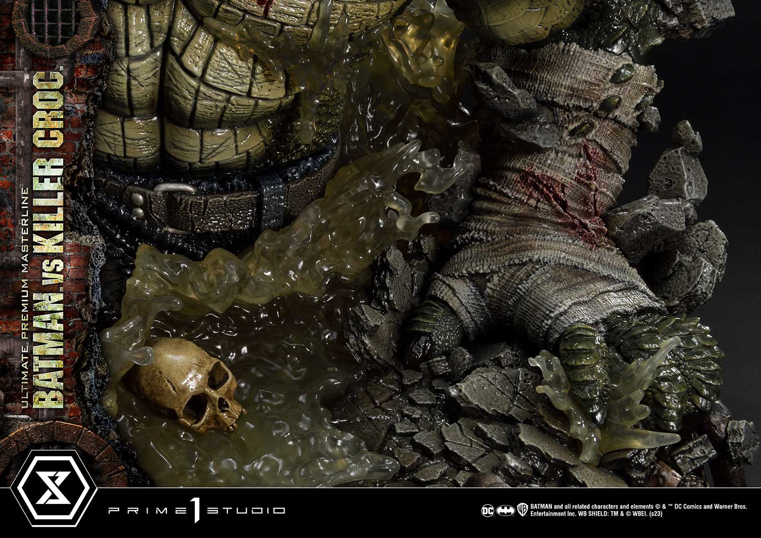 PRE-ORDER Prime1 Studio - Ultimate Premium Masterline - Batman (Comics) - Batman Versus Killer Croc: Deluxe Ver.