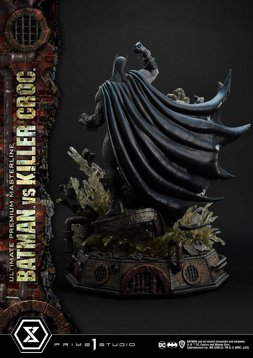 PRE-ORDER Prime1 Studio - Ultimate Premium Masterline - Batman (Comics) - Batman Versus Killer Croc