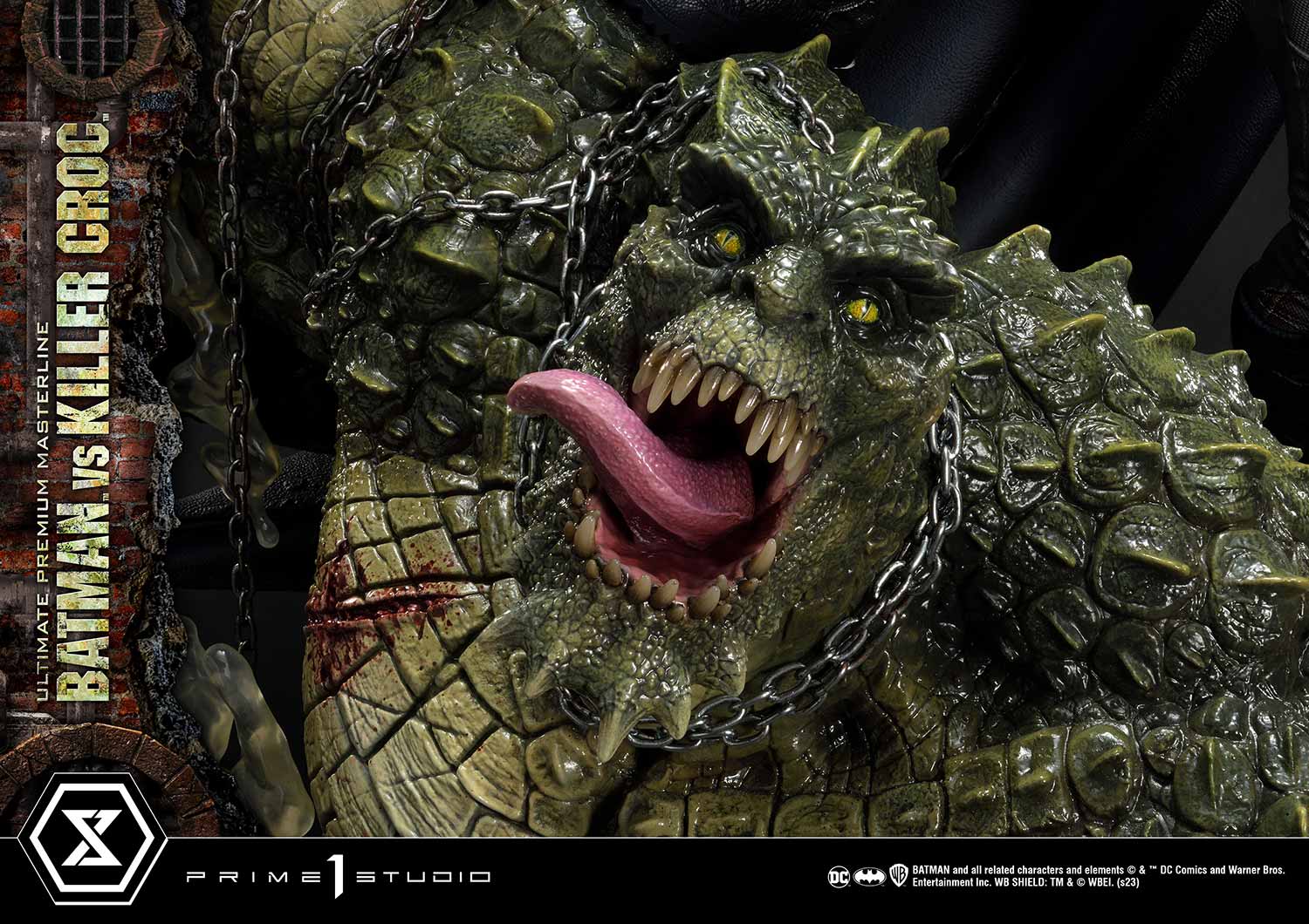 PRE-ORDER Prime1 Studio - Ultimate Premium Masterline - Batman (Comics) - Batman Versus Killer Croc