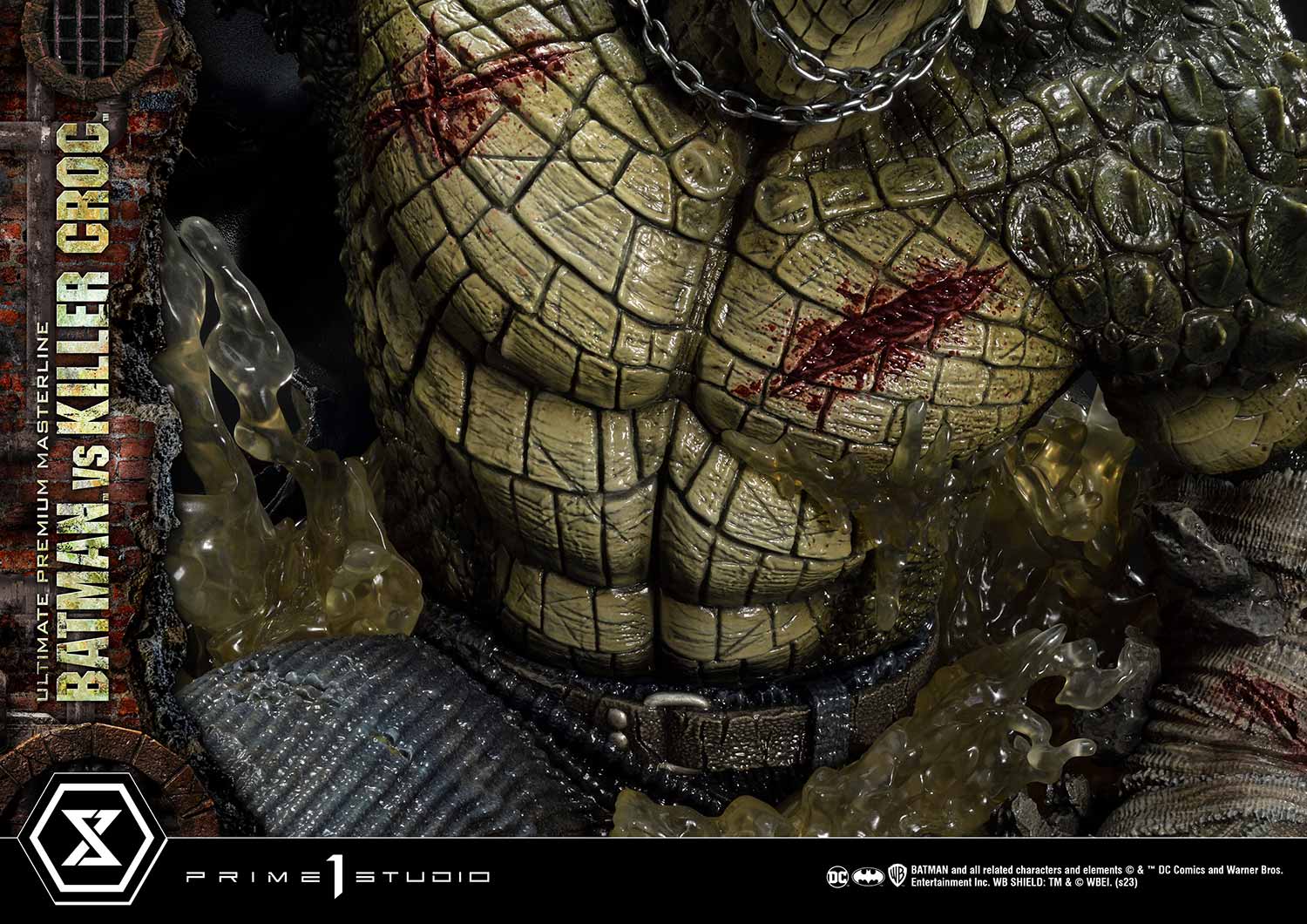 PRE-ORDER Prime1 Studio - Ultimate Premium Masterline - Batman (Comics) - Batman Versus Killer Croc