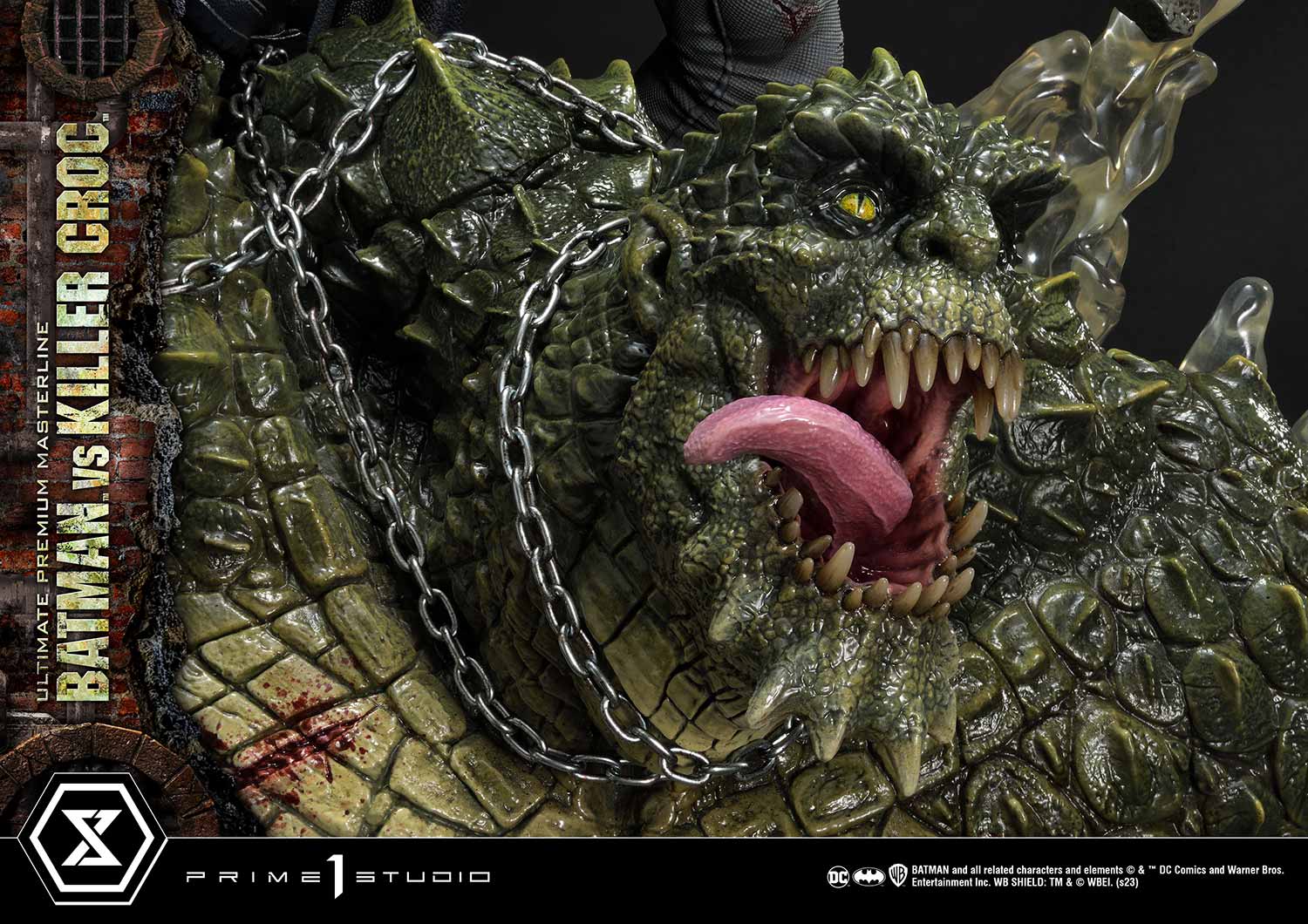 PRE-ORDER Prime1 Studio - Ultimate Premium Masterline - Batman (Comics) - Batman Versus Killer Croc