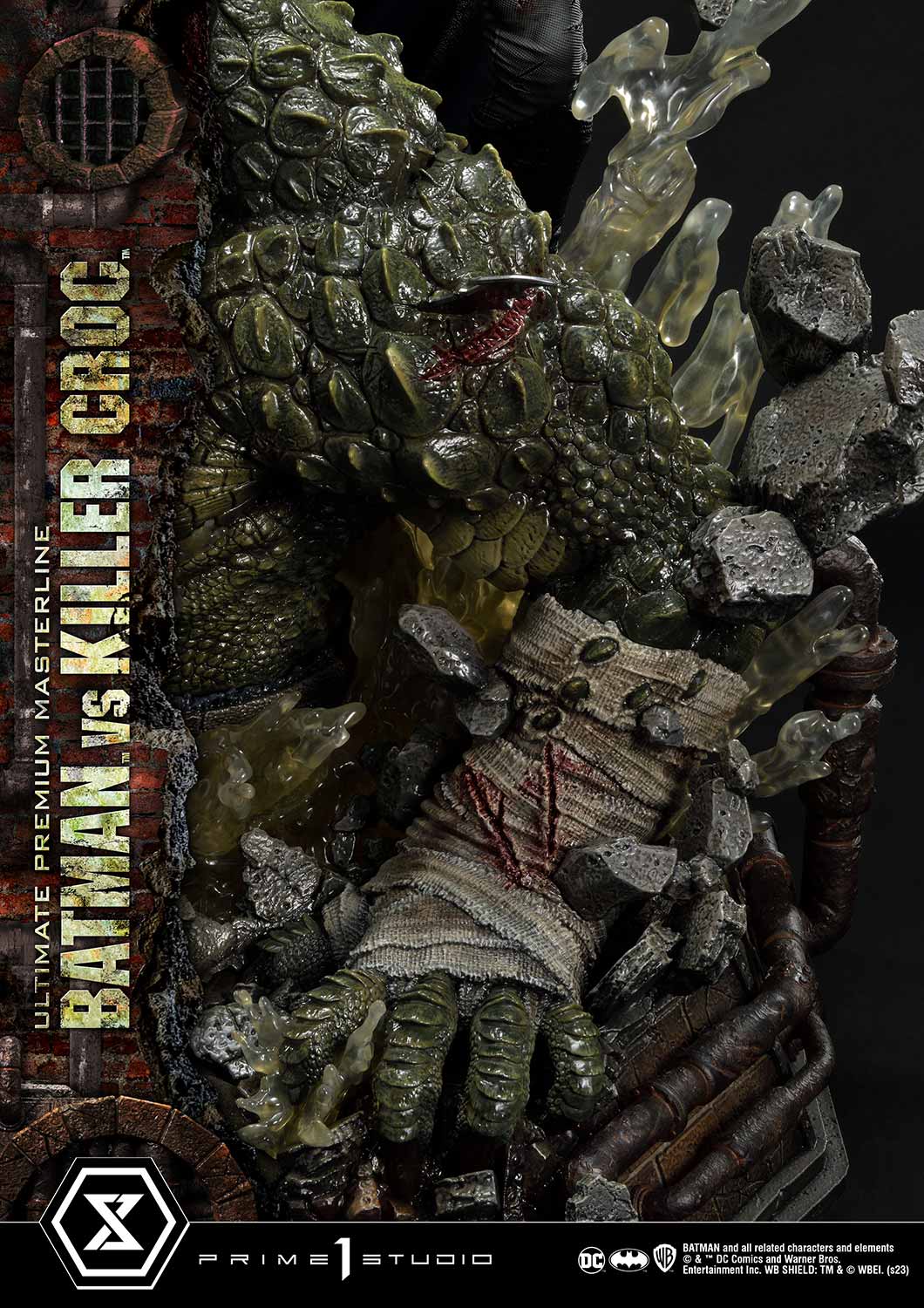 PRE-ORDER Prime1 Studio - Ultimate Premium Masterline - Batman (Comics) - Batman Versus Killer Croc