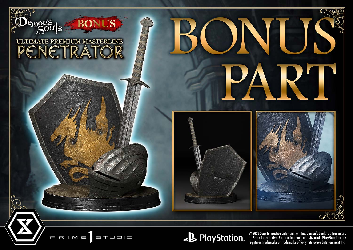 PRE-ORDER Prime 1 Studio - Ultimate Premium Master Line - Demon's Souls - Penetrator: Bonus Ver. 1/4