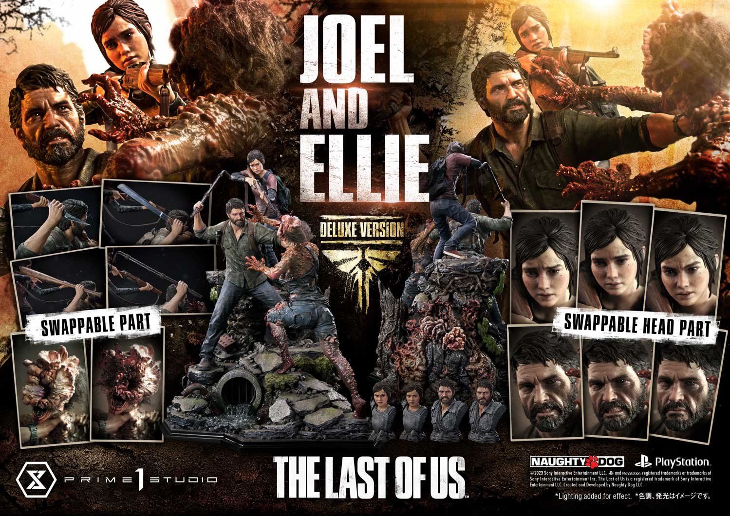 PRE-ORDER Prime1 Studio - Ultimate Premium Masterline - The Last of Us Part 1 - Joel & Ellie: Deluxe Ver.