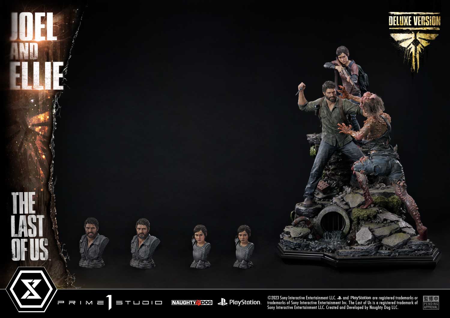 PRE-ORDER Prime1 Studio - Ultimate Premium Masterline - The Last of Us Part 1 - Joel & Ellie: Deluxe Ver.