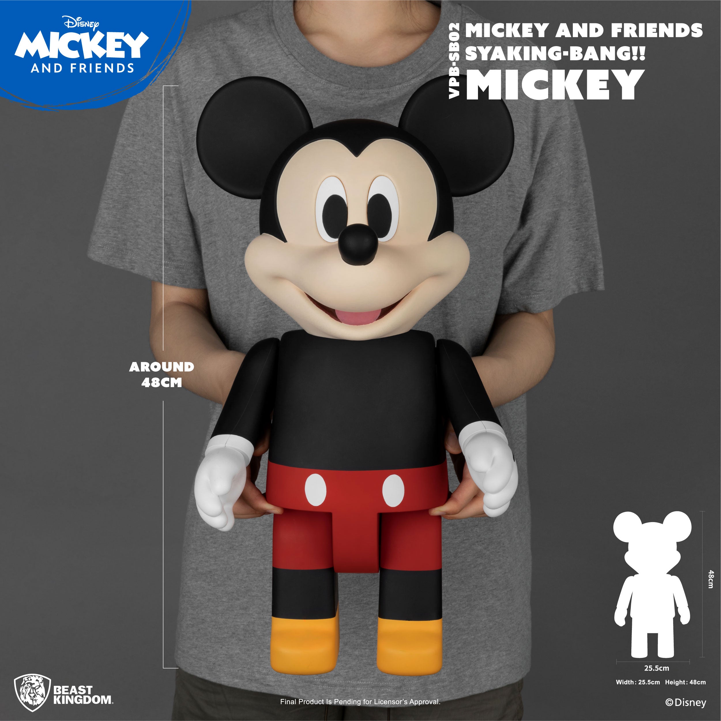 PRE-ORDER Beast Kingdom - SYAKINGBANG!! - Mickey & Friends - Mickey Mouse